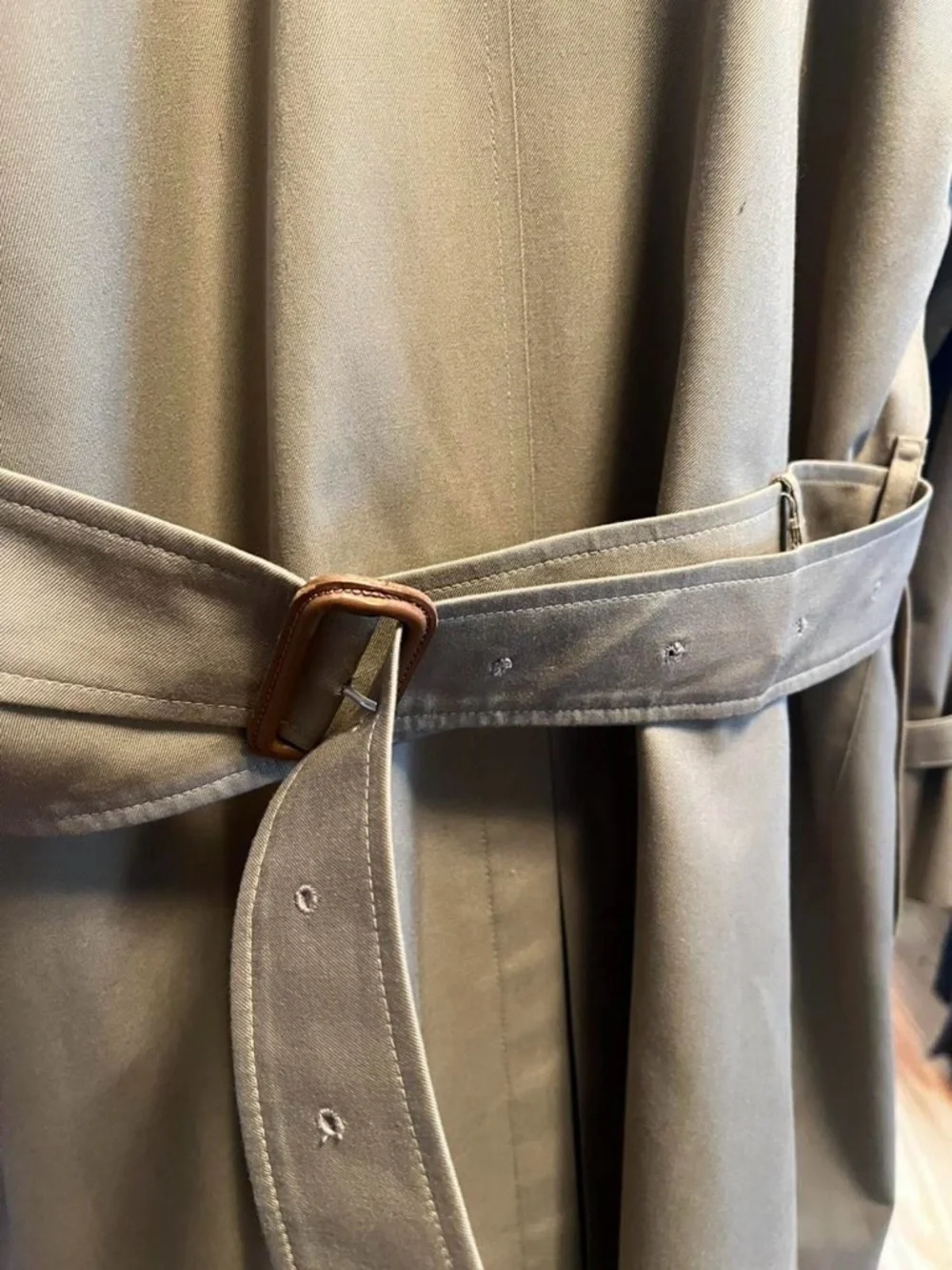 Pristine Grail: Vintage Burberrys XLONG Trench Coat + Wool Liner + Belt - Picture 8 of 16
